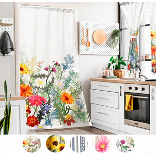 Cortina Cocina Puerta Béla Estampada 2.20m Altox 1.40m Ancho Cortina Cocina Puerta Béla Estampada 2.20m Altox 1.40m Ancho