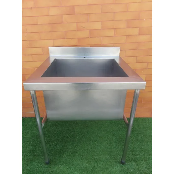 Mesa Industrial Inox Prateleira 