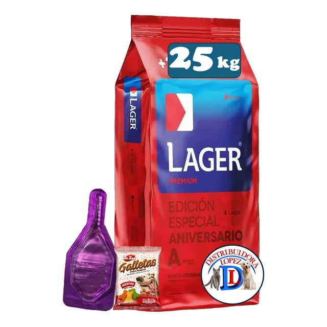 Lager Adulto 22 + 2kg(24kg) + Pipeta + Biscrok