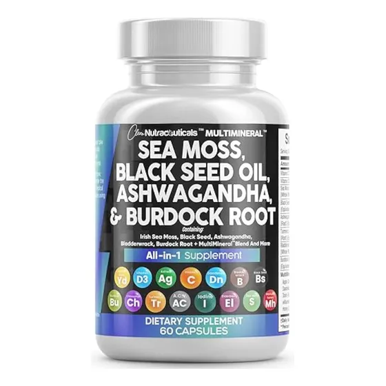 Aceite De Semillas Negras De Musgo Marino De Clean Nutraceut