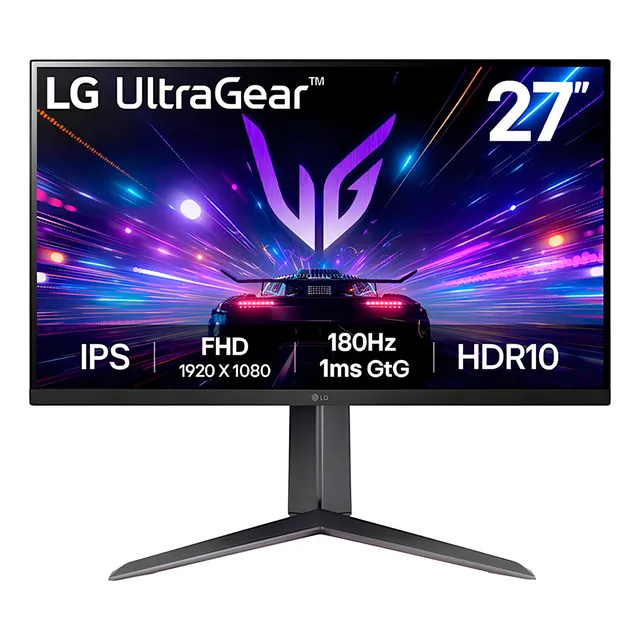 Monitor 27 LG 27gs65f-b Gaming Ultragear Ips Hdr10 G-syng Color Negro