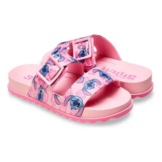 Chinelo Slide Para Meninas Stitch Summer Grendene Kids
