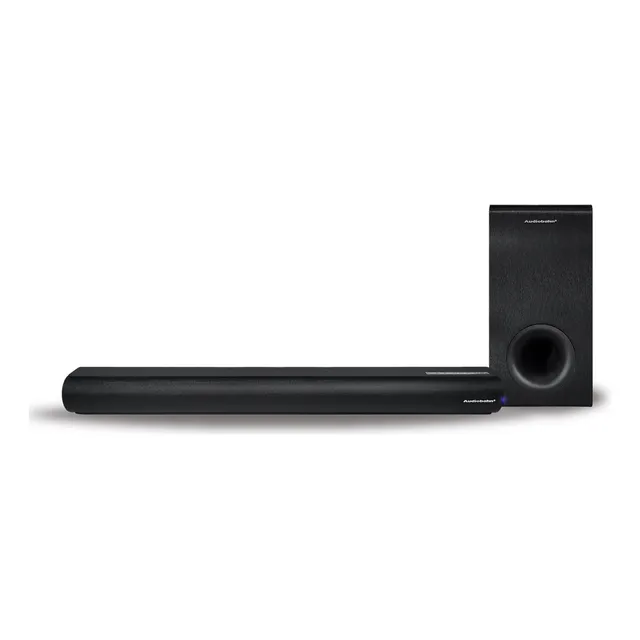 Barra De Sonido 2.1 Con Subwoofer Inalámbrico Asbar1000pack Color Negro Frecuencia 35hz-200hz