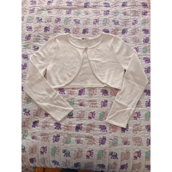 Torerita Niña H&m Blanca ! Buen Estado ! Blanco 6/8
