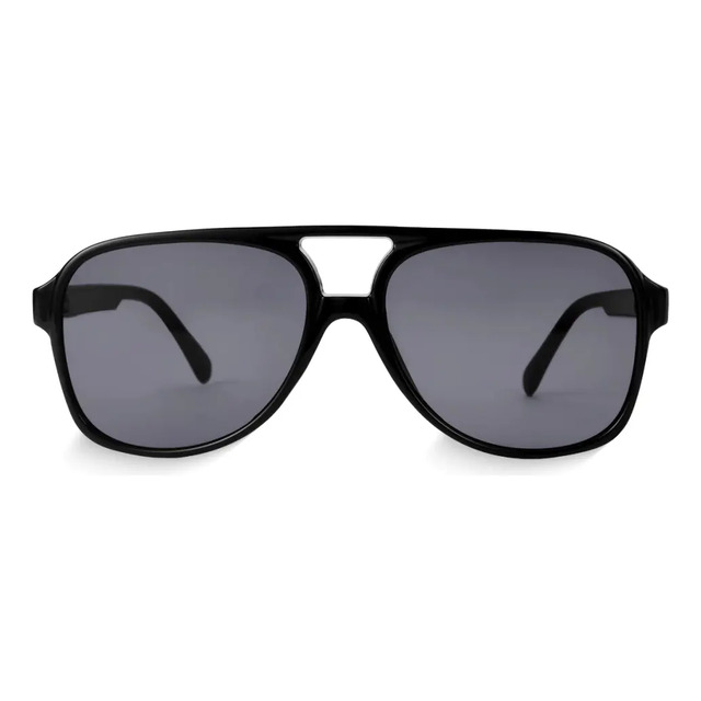Óculos De Sol Aviador Tulum Preto Uv400 Unissex Preto