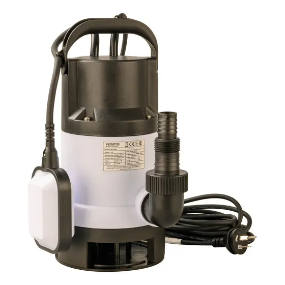 Bomba Sumergible Desagote Agua Sucia 0.5 Hp 8000 L/h 110V
