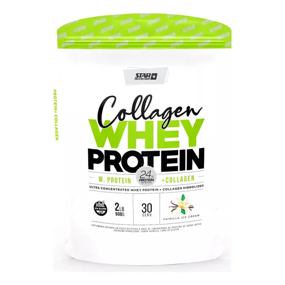 Star Nutrition Collagen Whey Protein Vainilla Cream 908g
