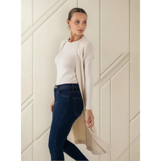Jean Chupin Skinny De Mujer Azul Clasico Elastizado Talles