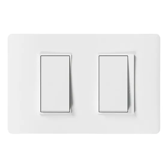 Interruptor Doble 9/15 10a Armado Luzica Blanco Bticino