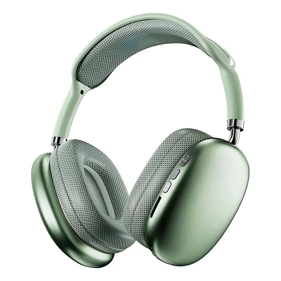 Audífonos Inalámbricos Bluetooth Con Micrófono P9 Pro Max Color Verde