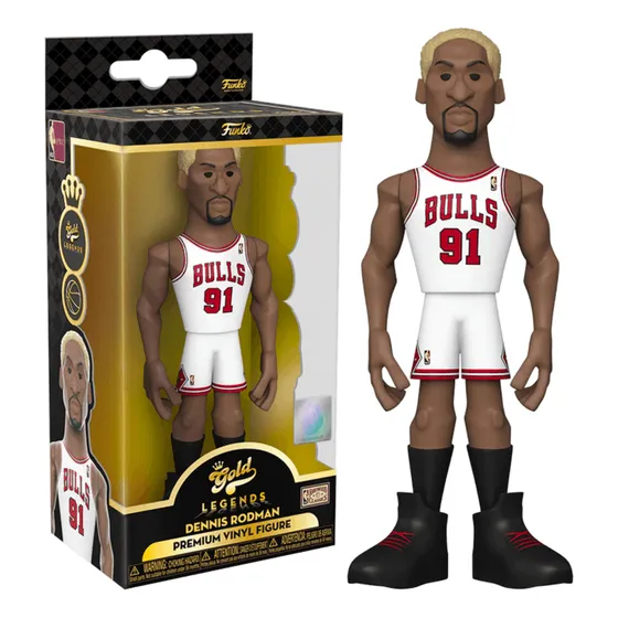 Figura Funko Gold Nba Bulls Dennis Rodman