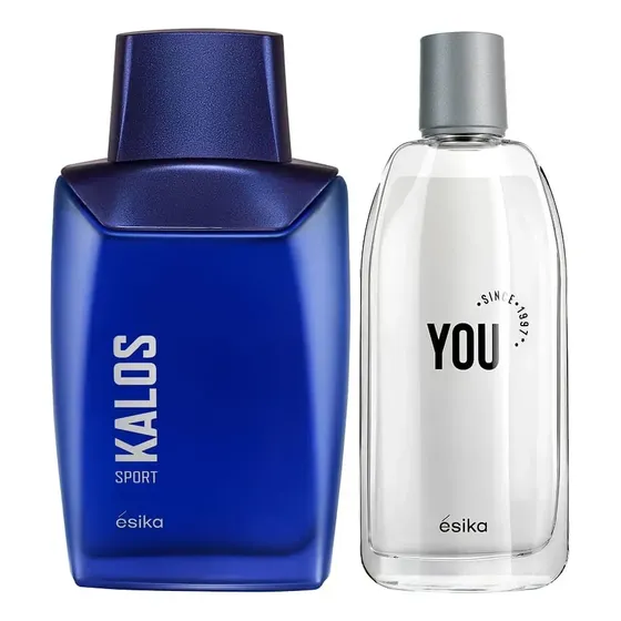 Set Perfumes Ésika Kalos Sport + You Unisex