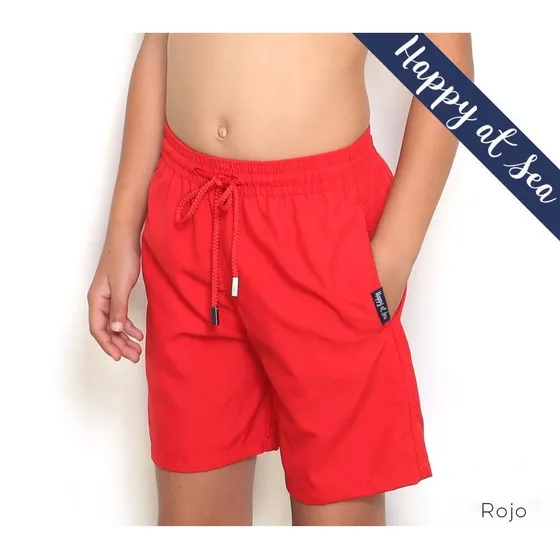 Short De Baño En Microfibra Unicolor Beachman  