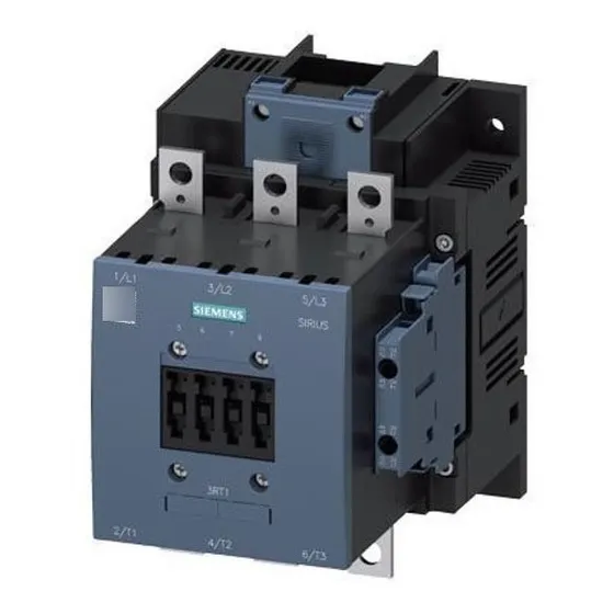 Contactor 3rt1055, 150a Ac-3, 75kw/400v, Bobina 115v, S6 2na