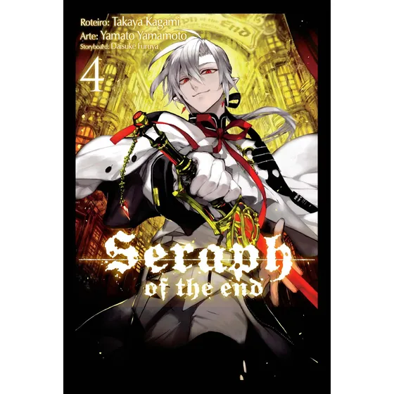 Seraph of the End Vol. 4, de Kagami, Takaya. Editorial Panini Brasil LTDA, capa mole em português, 2017