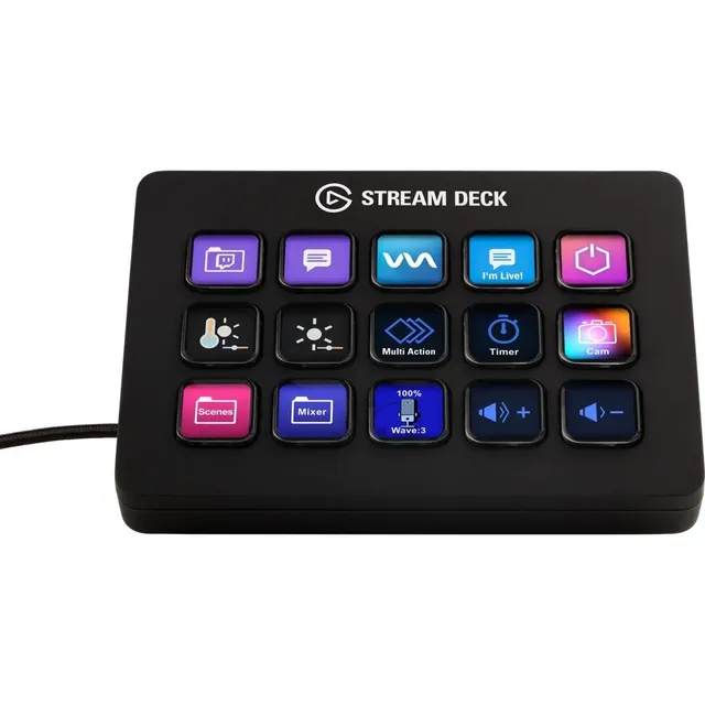 Teclado Elgato Stream Deck Mk.2 15 Teclas Lcd Personalizable