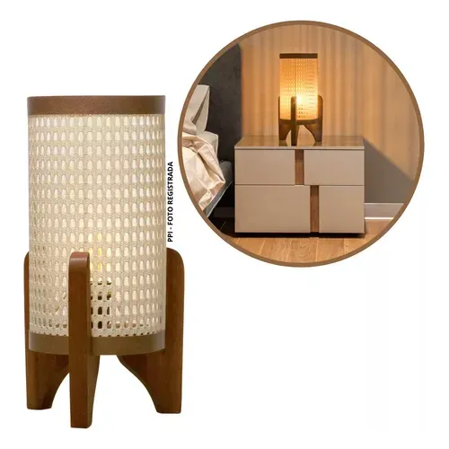 Abajur Luminária Diamante De Mesa Quarto Alto Luxo