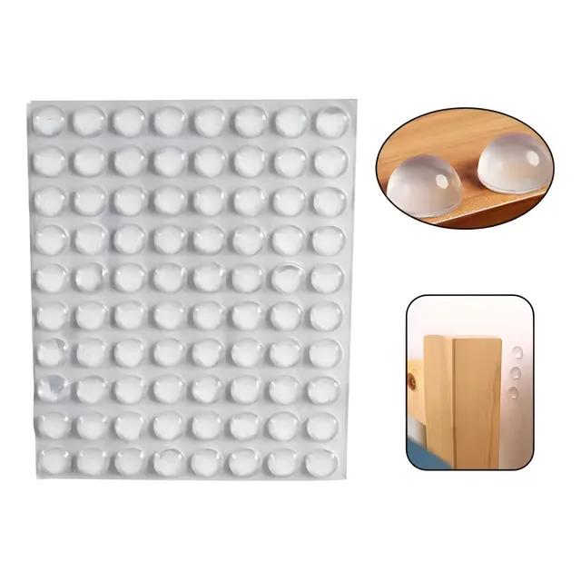 Topes Silicona Adhesivos Anti Golpes Y Amortiguación 100pcs