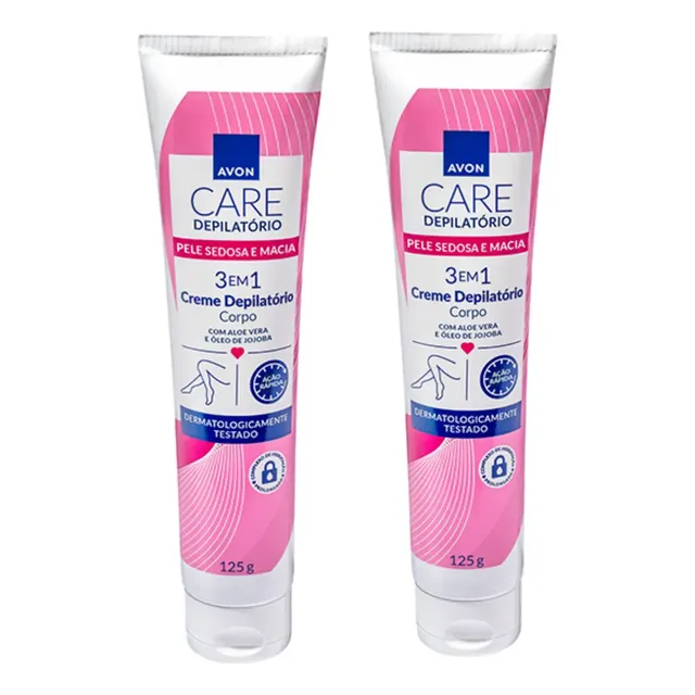 Kit 2 Unidades Creme Depilatório Corpo Skin So Soft - Avon