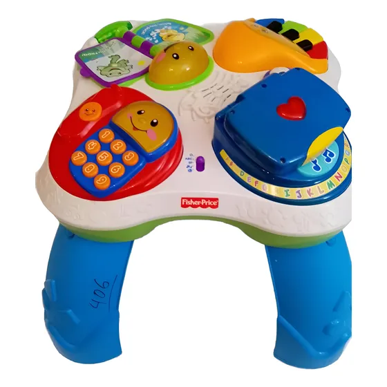 Mesinha De Atividades Infantil Fisher Price Azul