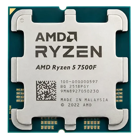 Procesador Amd Ryzen 5 7500f Tray Am5 3.7ghz 6core/12hilos