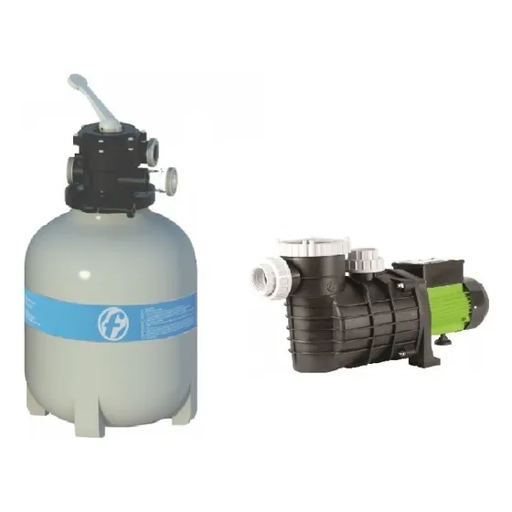 Combo Bomba Y Filtro Para Piletas Hasta 60000 Litros Fluvial