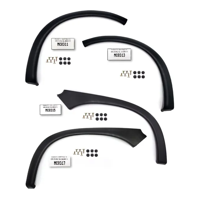 Borde Rueda Corsa 2 Puertas Kit Completo Corrugado