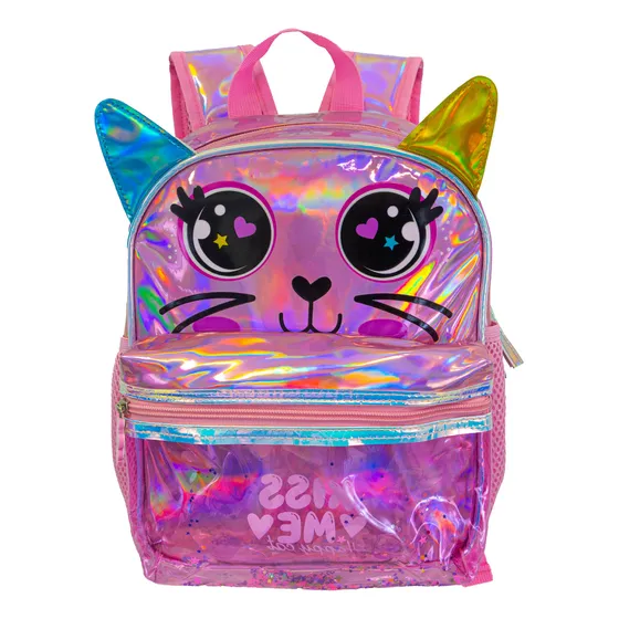 Mochila T-go Escolar Niñas 7l Jardín Unicornio Lentejuelas