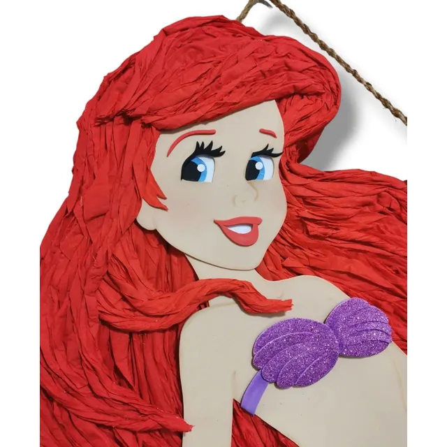 Piñatas Personalizadas, Princesas, Sirena, Sirenita, Ariel