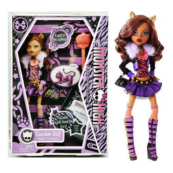 Monster High Clawdeen Wolf Wave Lançada Mattel 2009 A