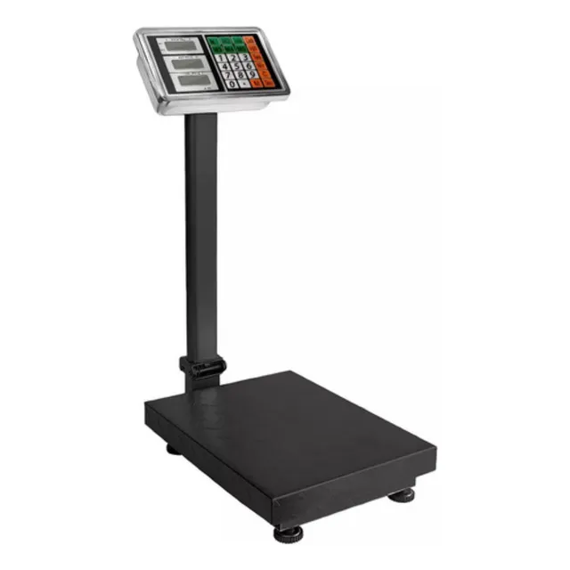 Balanza Digital Genérica Pesa 300kg Con Mástil 80x60cm