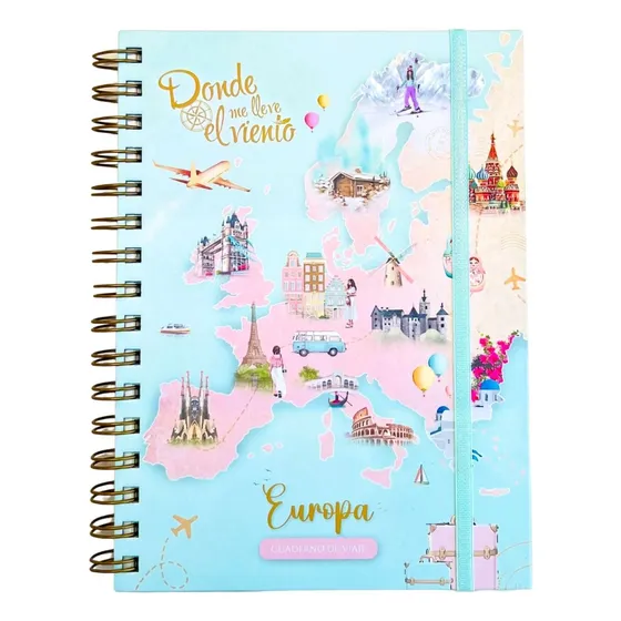 Cuaderno Bitácora De Viaje De Europa - Nueva Edición 