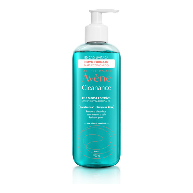 Gel De Limpeza Purificante Facial Cleanance Eau Thermale 400g Avène Gel De Limpeza Purificante Facial Cleanance Eau Thermale 400g Avène
