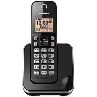 Teléfono Panasonic Central Kx-tgc350 Inalámbrico 220v - Color Negro Teléfono Panasonic Central Kx-tgc350 Inalámbrico 220v - Color Negro