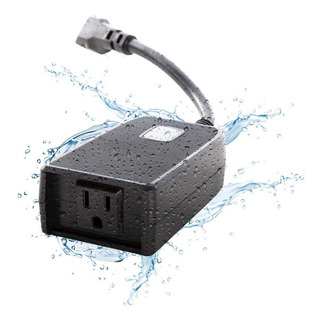 Enchufe Contacto Inteligente Wifi Exteriores Negro Tuya Enchufe Contacto Inteligente Wifi Exteriores Negro Tuya