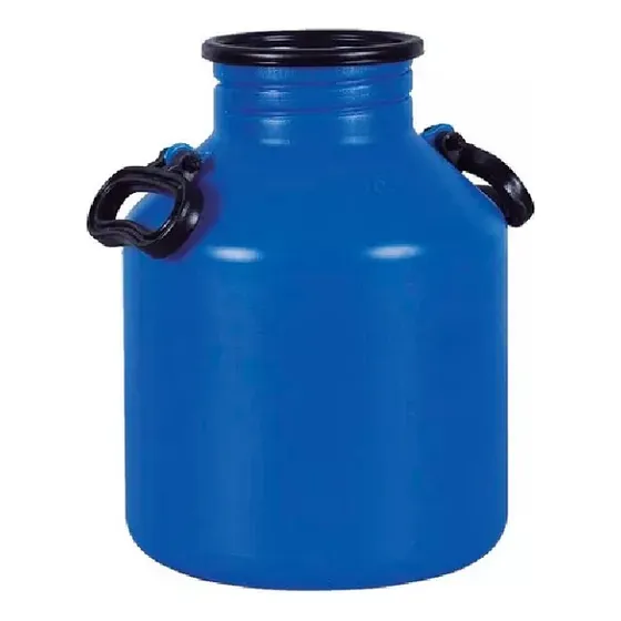 Leiteira Galão Leite 15 Litros C/alça Azul Plastic Injesul