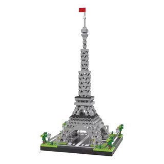 Bloco De Montar Torre Eiffel 600 Pçs Novo Com Manual Bloco De Montar Torre Eiffel 600 Pçs Novo Com Manual