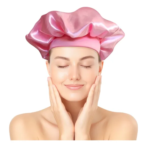 Bonnet / Gorro De Satén Corto Para Dormir Y Evitar El Frizz
