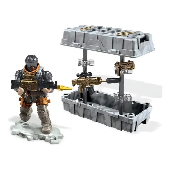 Mega Construx, Call Of Duty, Caja De Armas De Asalto Cantidad De Piezas 43
