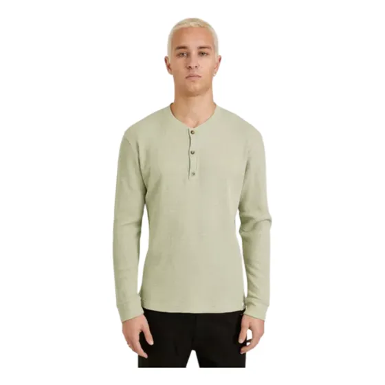 Buzo Para Hombre De Manga Larga Waffle Pipa De Airborn