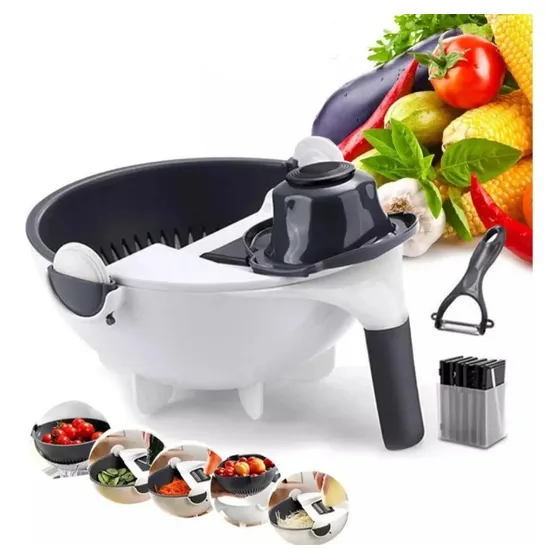 Rallador Escurridor Cortador Vegetales O Frutas