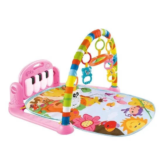 Gimnasio Portatil Piano Sonajero Musical Para Bebes