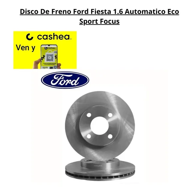Disco De Freno Ford Fiesta 1.6 Automatico Eco Sport Focus