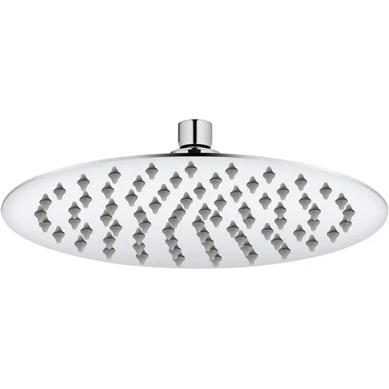 Ducha Ultrafina Alta Presión Cromado Redondo 25cm Bari