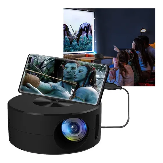 Miniproyector Portátil Hd 1080p Con Función De Espejo For