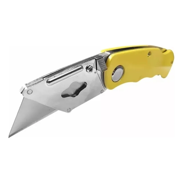 Cuchillo Cartonero Retractil Tipo Navaja Repuesto 6 Hojas