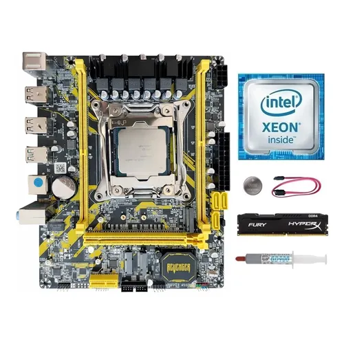 XEON E5 2690V3 + ASUS X99-A + メモリー　セット Kit Placa Mãe X99 + Intel Xeon E5-2690 V3 + 32gb Cor Preto