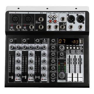 Mezcladora Mixer De 4 Canales Dsp Consolas De Sonido Mezcladora Mixer De 4 Canales Dsp Consolas De Sonido