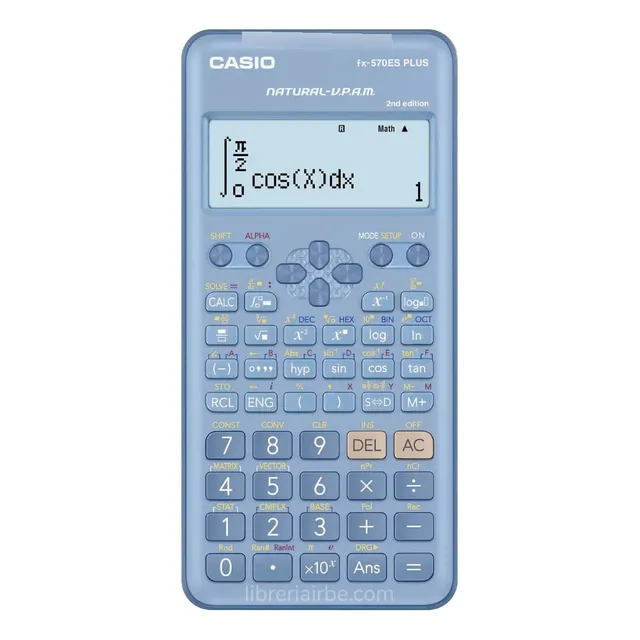Calculadora Cientifica Casio Fx-570es Plus Celeste