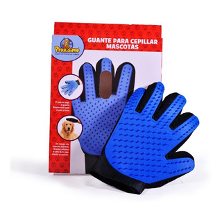 Perrisimo Guante Cepillo Para Mascota Color Azul Perrisimo Guante Cepillo Para Mascota Color Azul